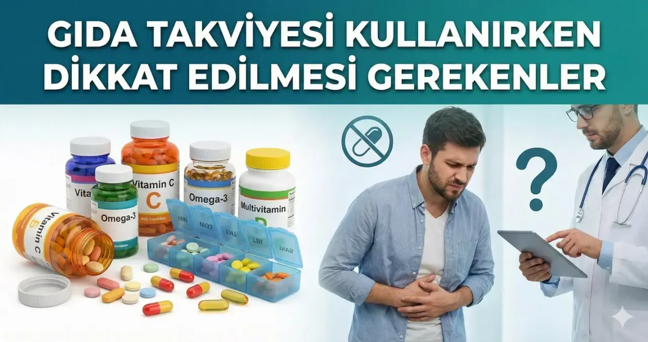Gıda Takviyesi Kullanırken Dikkat Edilmesi Gerekenler