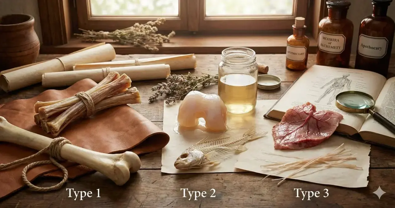 Tip 1, Tip 2 ve Tip 3 Kolajen Arasındaki Farklar Nelerdir?