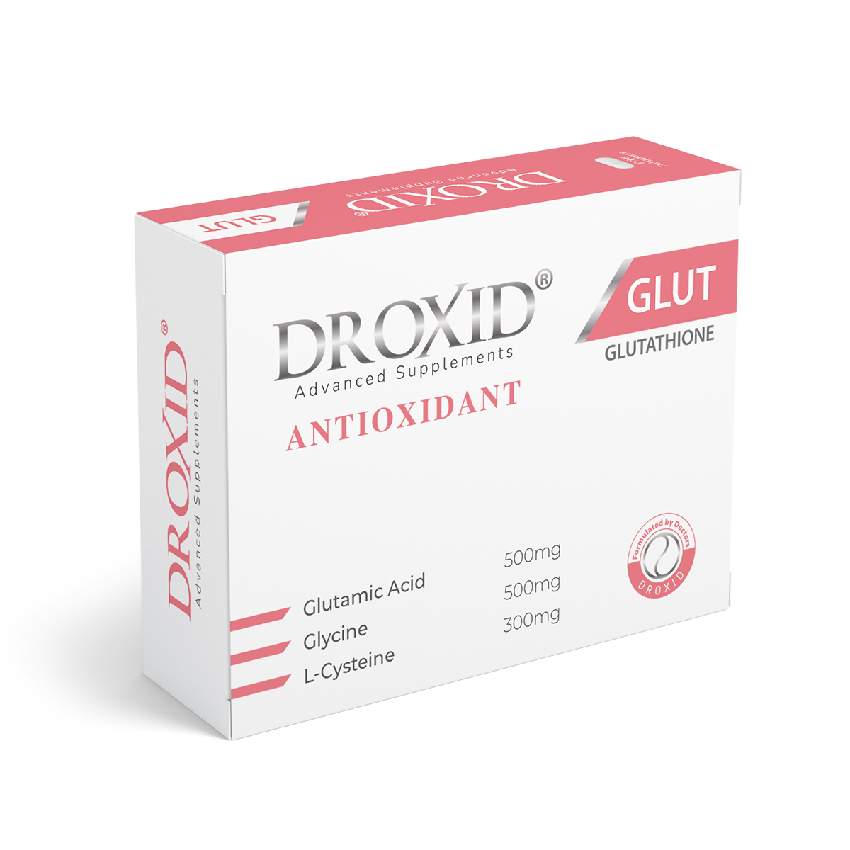 Droxid® GLUT, Glutamik Asit, Glisin ve L-Sistein içeren üçlü amino asit formülü.